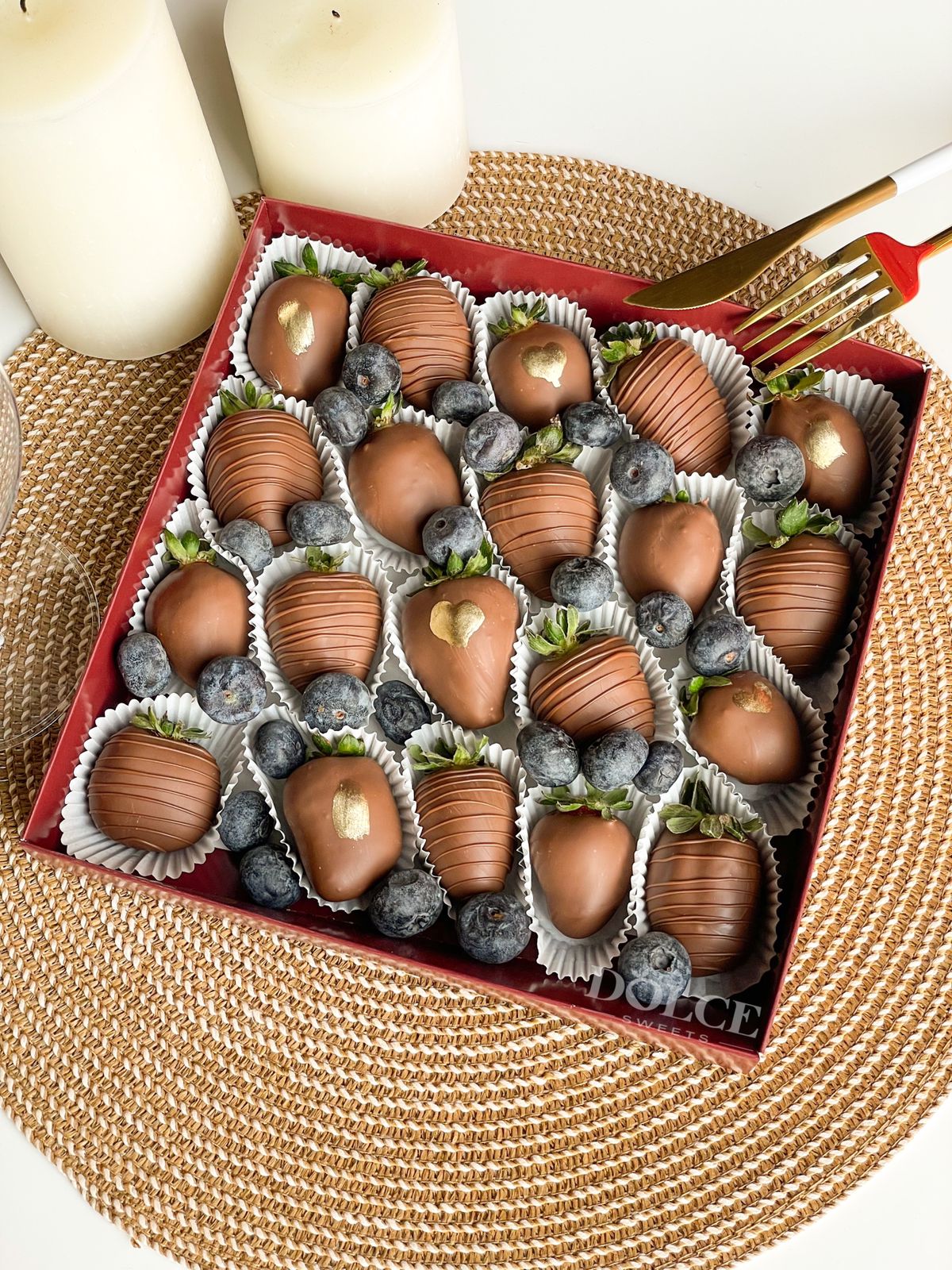 Клубничный бокс "Брауни"