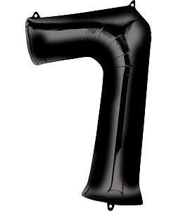 Цифра 7 (черный)