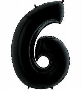 Цифра 6 (черный)