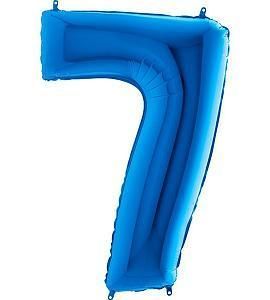Цифра 7 (синий)