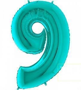 Цифра 9 (бирюзовый)