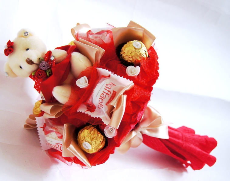 Букет из конфет "Маленькой Леди"