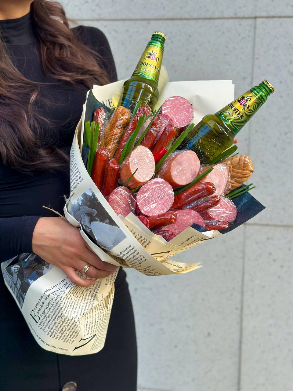 Мужской букет "Smith" с пивом и колбасками