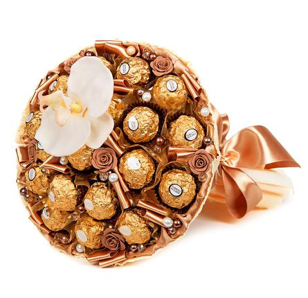 Букет из конфет "Орхидея"