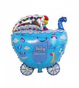 Шар фольгированный - Коляска малыша - 26"