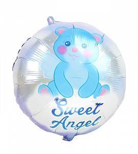 Шар фольгированный - Сладкий медвежонок (мальчик) - 18"
