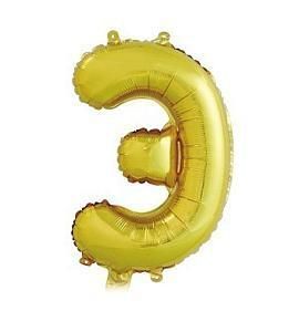 Фольгированный - Буква "Э" 14" - золотой