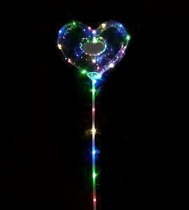 Шар Бобо - сердце - 20"