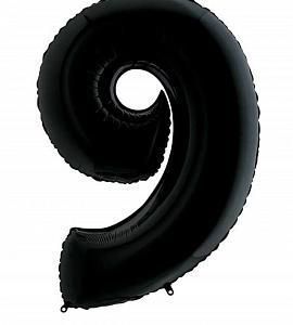 Цифра 9 (черный)