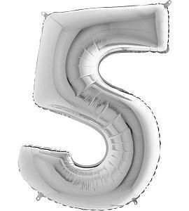 Цифра 5 (серебро)