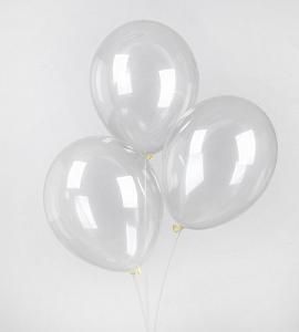 Шар прозрачный (латекс) - Овал - 12"