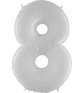 Цифра 8 (белый)