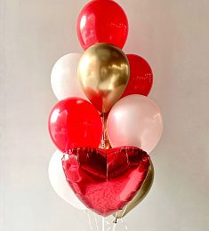Сет "Valentine" фонтан из воздушных шаров
