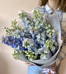 Букет из 17 дельфиниумов