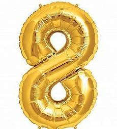 Цифра 8 (золото)