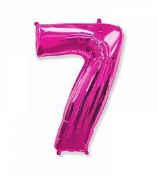 Цифра 7 (фуксия)