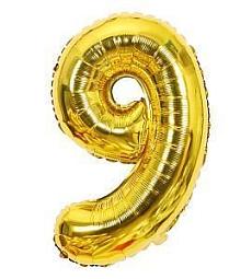 Цифра 9 (золото)