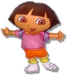 Фольгированный шар - Даша путешественница - 39"