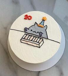 Бенто-торт "Котик"