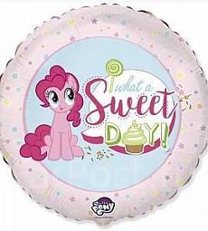 Шар - Сладкий пони - круг 48 см