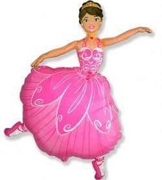 Фольгированный шар - Балерина - 39"