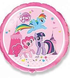 Шар - Пони в цирке - круг 48 см