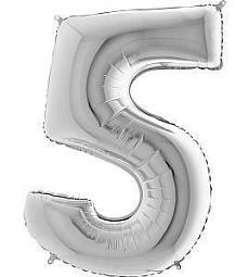 Цифра 5 (серебро)