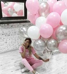 Облако из шаров "Девушке"