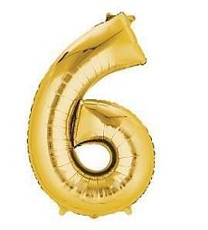 Цифра 6 (золото)