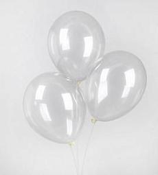 Шар прозрачный (латекс) - Овал - 12"