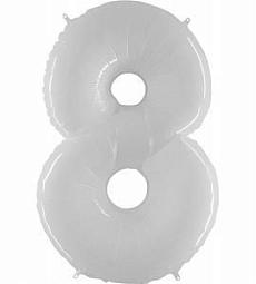 Цифра 8 (белый)